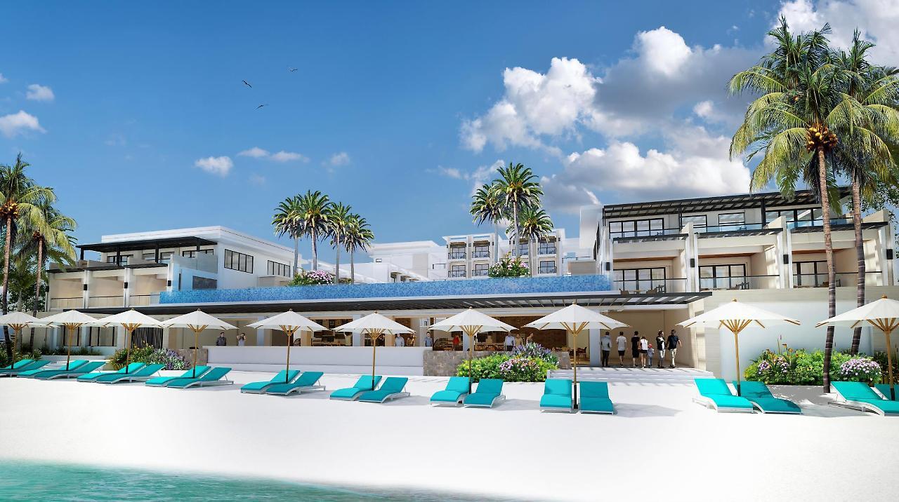 Henann Palm Beach Resort Balabag  Bagian luar foto